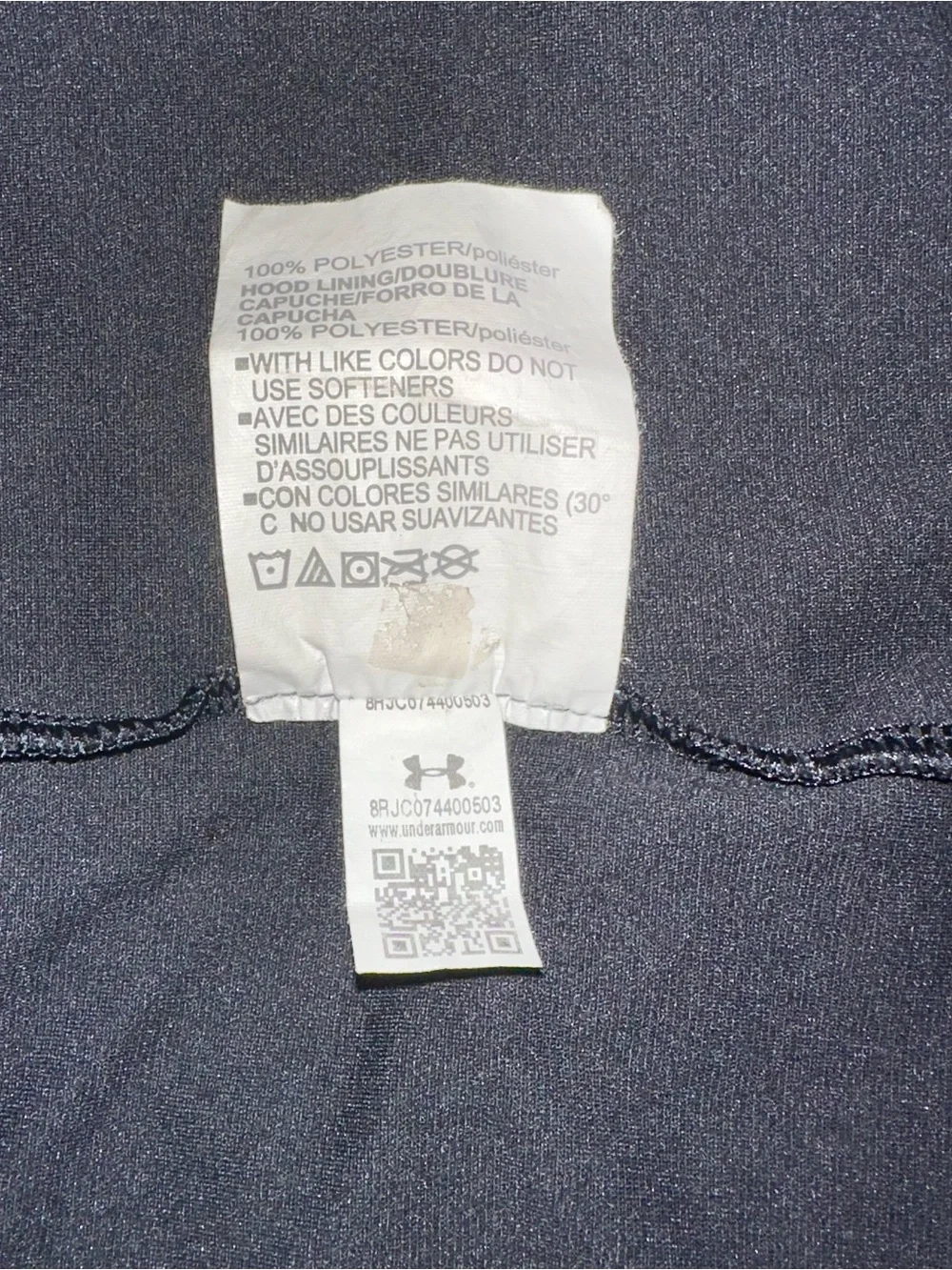 Under Armour HeatGear Tactical Sleeveless Hoodie Black 2XL Pullover Vest - Picture 6 of 7